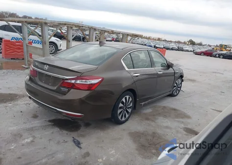2017 Honda Accord Hybrid Touring from USA, damaged, VIN JHMCR6F72HC026523